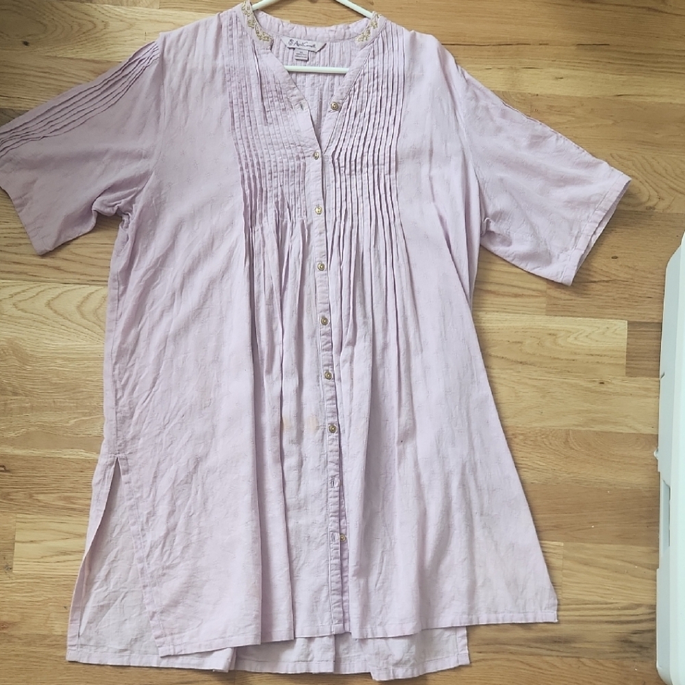 April Cornell Soft Pink Blouse